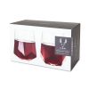 Seneca Crystal Faceted Wine Glasses Viski