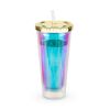 Iridescent Drink Tumbler Blush
