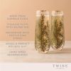 Woodland Stemless Champagne Flute Set by Twine