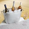 Cold Drinks Galvanized Metal Tub by Twine