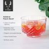 9-piece Admiral Punch Bowl with Tumblers Viski