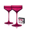 Reserve Nouveau Berry Coupe Glasses ViskiÂ® (Set of 2)
