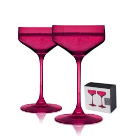 Reserve Nouveau Crystal Coupes in Berry ViskiÂ®