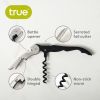 TruetapSoft Touch Black Double Hinged Corkscrew by True