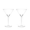 Stemmed Crystal Martini Glasses by Viski