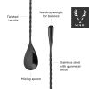 40cm Gunmetal Weighted Barspoon by Viski