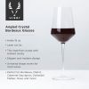 Raye Crystal Angled Bordeaux Glasses Viski