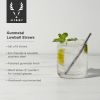 Warren Gunmetal Lowball Straws ViskiÂ® (Set of 6)
