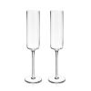 Laurel Crystal Champagne Flutes ViskiÂ®