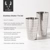 2-Piece Harrison Stainless Shaker Tin Set Viski