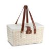 Tahoe Cream Picnic Basket for Four TwineÂ®