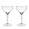 Raye Angled Crystal Martini Glasses ViskiÂ® (Set of 2)