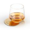 Hammered Brass Coasters by ViskiÂ®