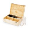 Celebrate Wood Champagne Box with 2 Flutes TwineÂ®