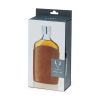 Admiral Parker 7 Oz Leather Wrapped Glass Flask ViskiÂ®