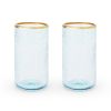 Aqua Bubble Glass Tumbler Set by TwineÂ®