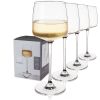 Reserve Julien Crystal Chardonnay Glasses ViskiÂ® (Set of 4)