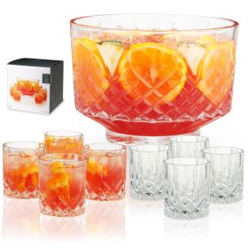9 Piece Admiral Punch Bowl Set with Tumblers ViskiÂ®