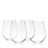 Vino Stemless Red Wine Glass True (Set of 4)