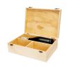 Celebrate Wood Champagne Box with 2 Flutes TwineÂ®