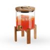 Modern Manor Wood & Glass Drink Dispenser by Twine LivingÂ®