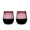 Rosado Recycled Stemless Wine Glasses TwineÂ® (Set of 2)