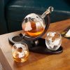 3 Piece Globe Decanter & Whiskey Tumblers Set ViskiÂ®