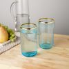 Aqua Bubble Glass Tumbler Set by TwineÂ®
