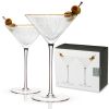 Meridian Crystal Martini Glasses ViskiÂ® (Set of 2)