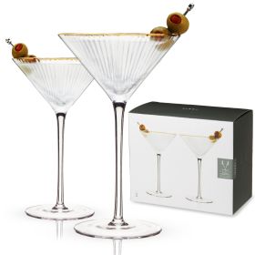 Meridian Crystal Martini Glasses ViskiÂ®