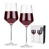 Raye Crystal Angled Bordeaux Glasses ViskiÂ® (Set of 2)