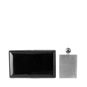 V.I.P. Black Incognito Clutch Flask BlushÂ®