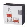 3 Piece Deco Beau Crystal Stacking Decanter ViskiÂ®
