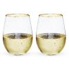 Starlight Stemless Wine Glasses TwineÂ® (Set of 2)