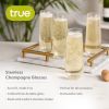 Bubbly Champagne Flutes True (Set of 8)