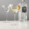 Raye Angled Crystal Martini Glasses ViskiÂ® (Set of 2)