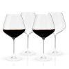 Reserve Inez Crystal Burgundy Glasses ViskiÂ® (Set of 4)