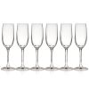 Stemmed Champagne Flutes (Set of 6)