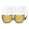 Chateau Stemless White Wine Glasses True (Set of 4)