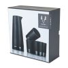 5 Piece Black Stoneware Sake Set ViskiÂ®