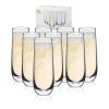 Bubbly Champagne Flutes True (Set of 8)