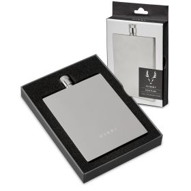 Harrison Slim Flask in Stainless Steel ViskiÂ®