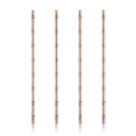 Bamboo Copper Straws ViskiÂ® (Set of 4)