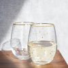 Starlight Stemless Wine Glasses TwineÂ® (Set of 2)