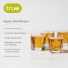 Square Shot Glasses Set of 4 by True