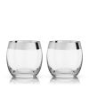 Irving Crystal Chrome-Rim Tumblers Viski