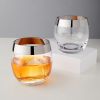 Irving Crystal Chrome-Rim Tumblers Viski