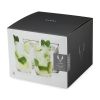 Deco Beau Crystal Highball Glasses Viski