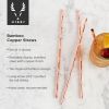 Bamboo Copper Straws by Viski