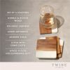 Marble & Acacia Coaster Set by Twine